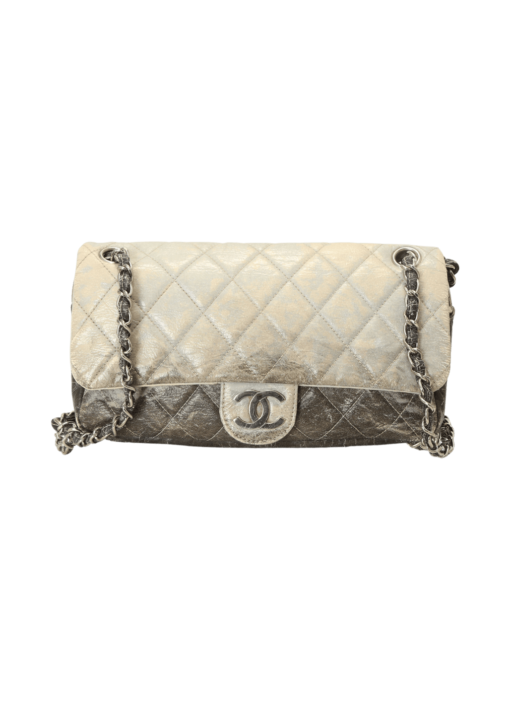 Bolsa Chanel Original Melrose Degrade Flap Bicolor Feminina