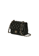 MINI SQUARE CLASSIC SINGLE FLAP LAMBSKIN