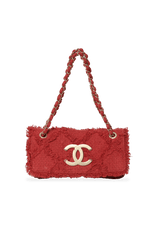 TWEED NATURE FLAP BAG
