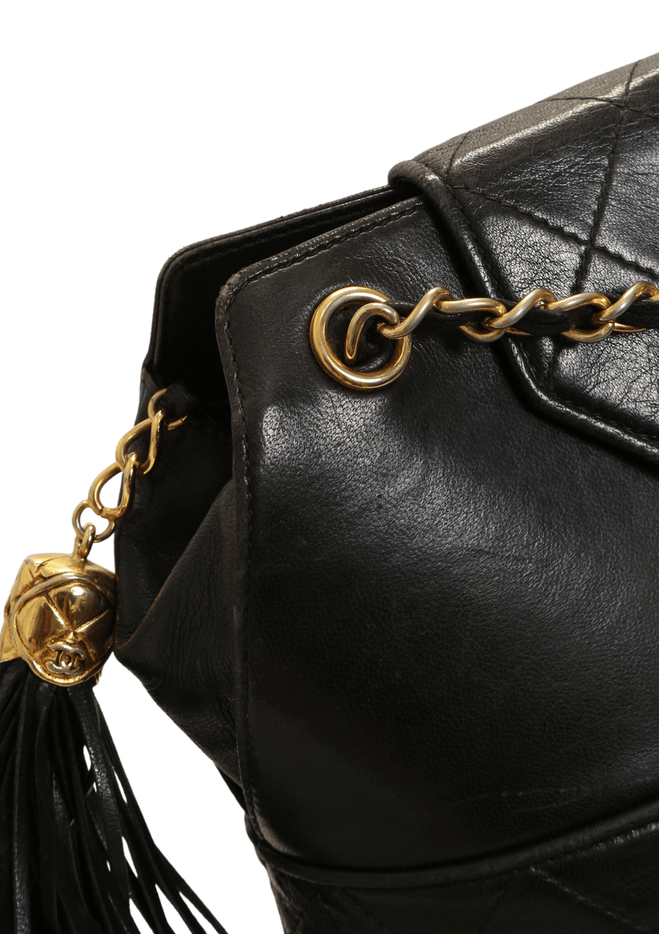 VINTAGE DOUBLE CHAIN TASSEL