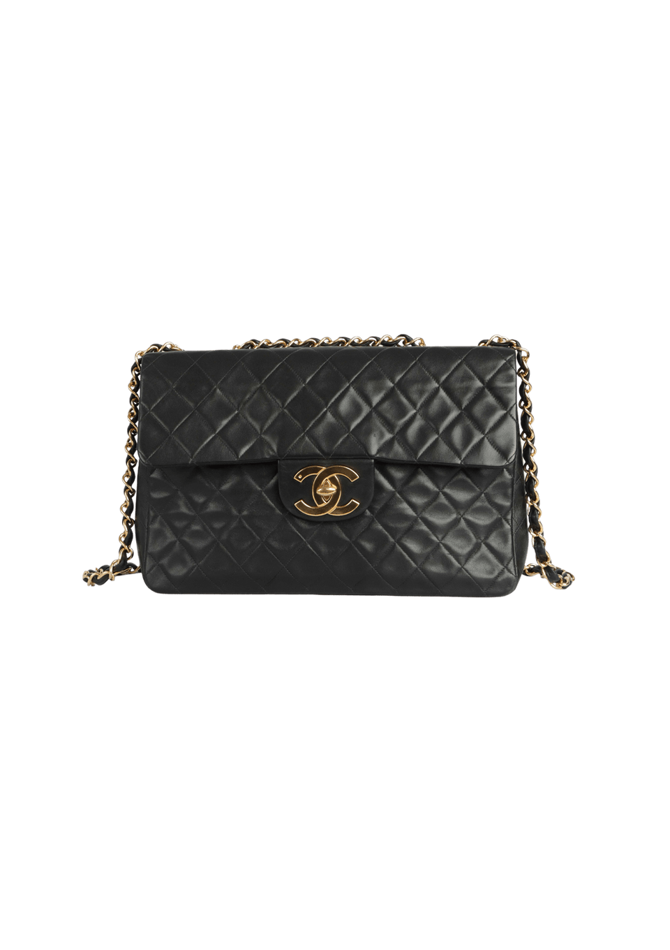 VINTAGE MAXI JUMBO FLAP BAG