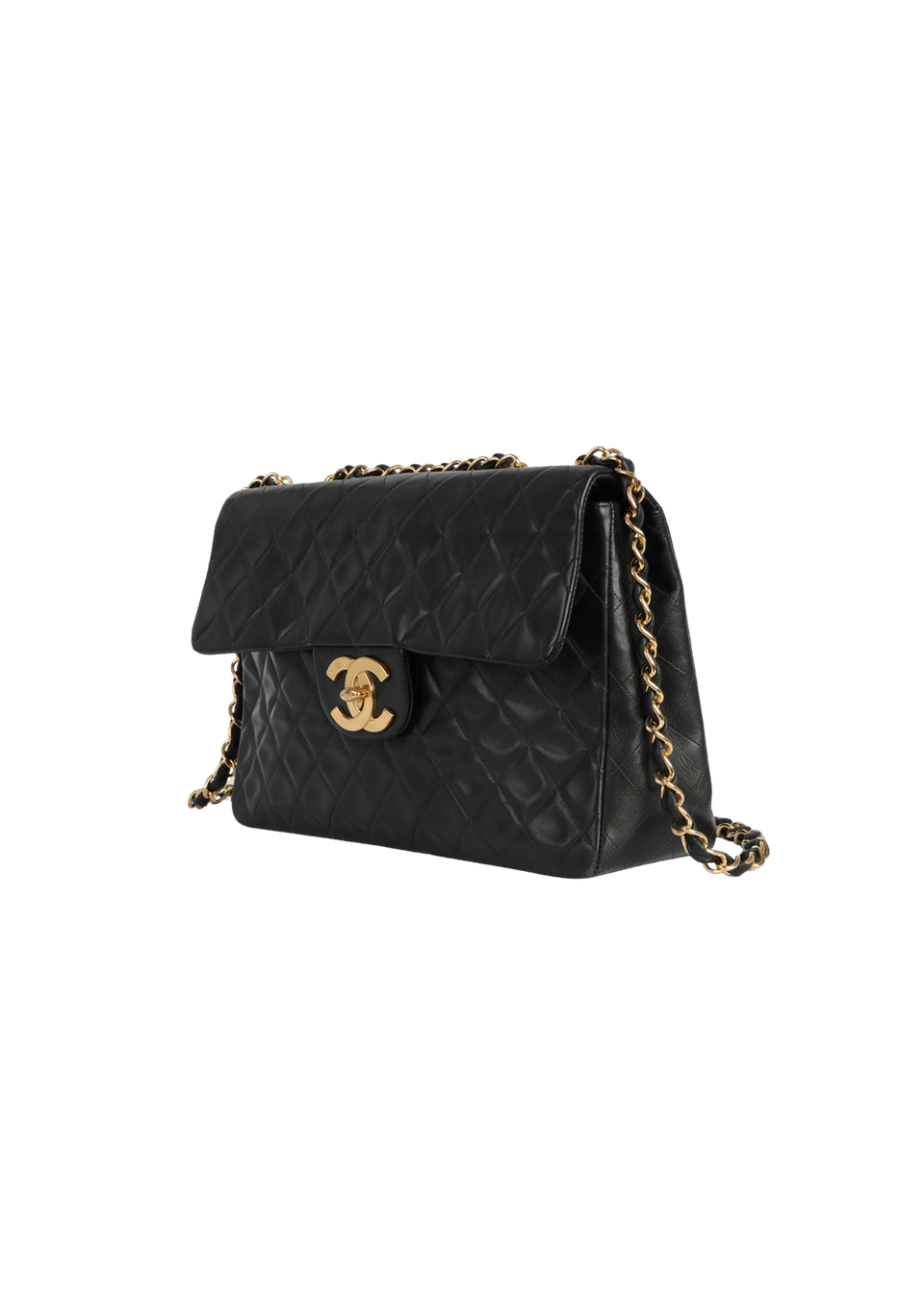 VINTAGE MAXI JUMBO FLAP BAG