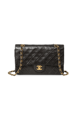 VINTAGE MEDIUM CLASSIC DOUBLE FLAP LAMBSKIN