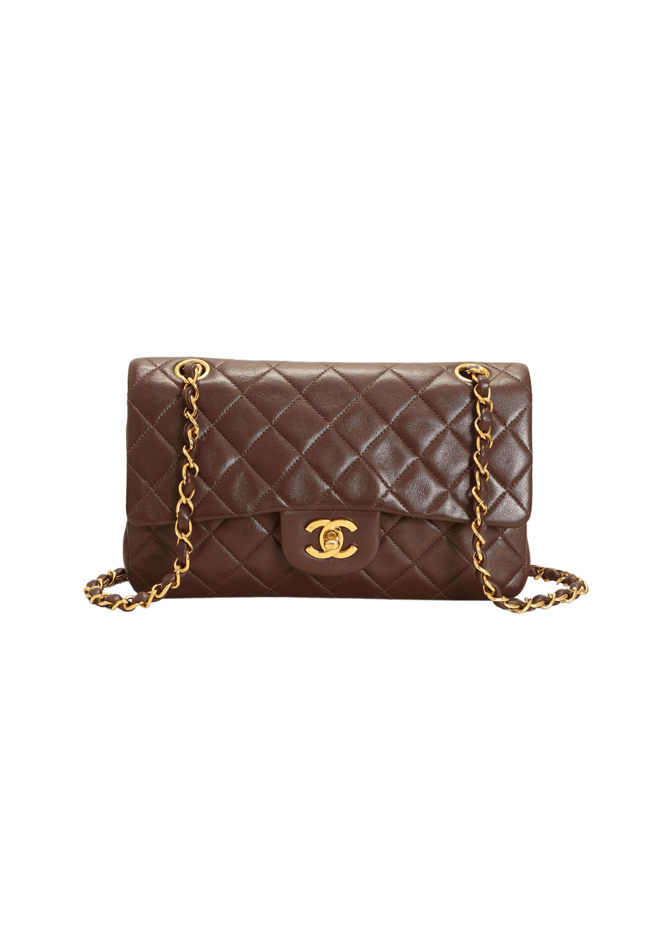 VINTAGE SMALL CLASSIC DOUBLE FLAP LAMBSKIN