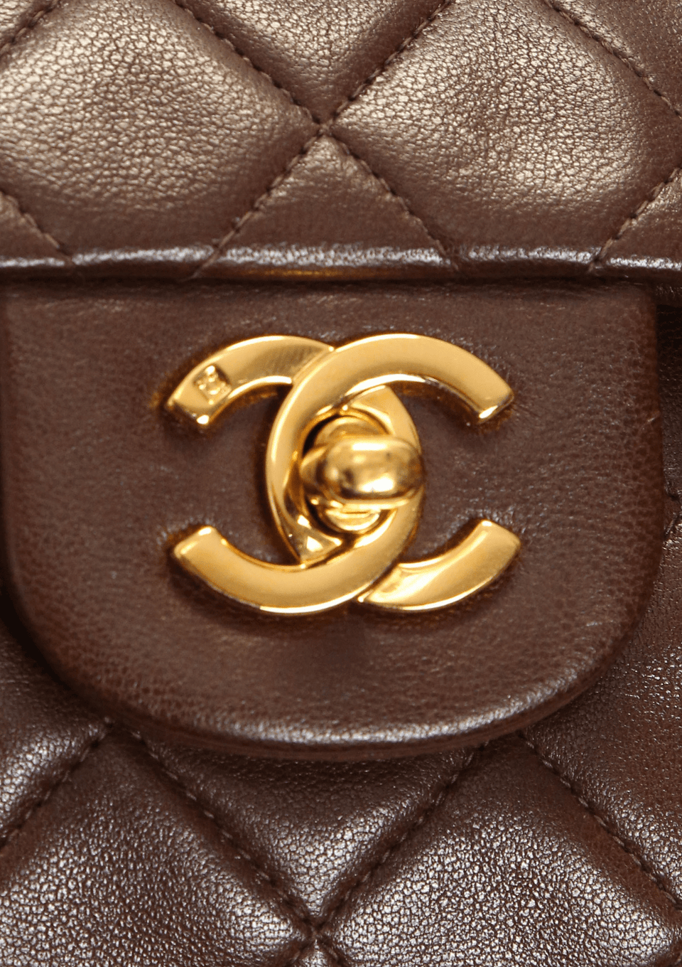 VINTAGE SMALL CLASSIC DOUBLE FLAP LAMBSKIN