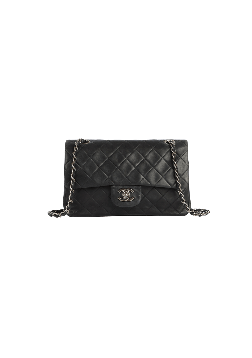 VINTAGE SMALL CLASSIC DOUBLE FLAP LAMBSKIN
