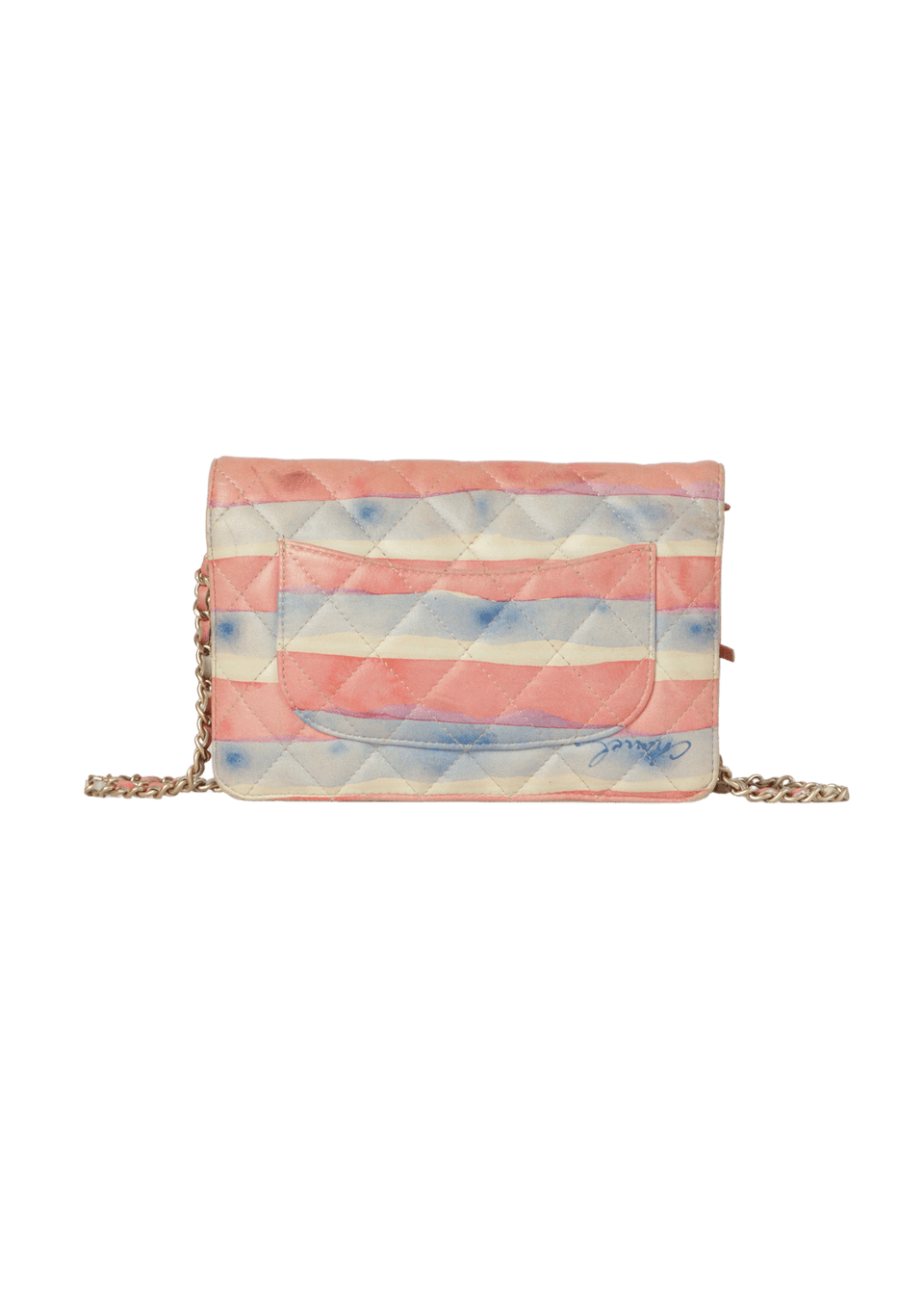 WATERCOLOR CLASSIC WALLET ON CHAIN