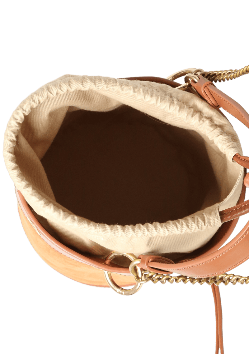 DEBBIE SUEDE BUCKET BAG