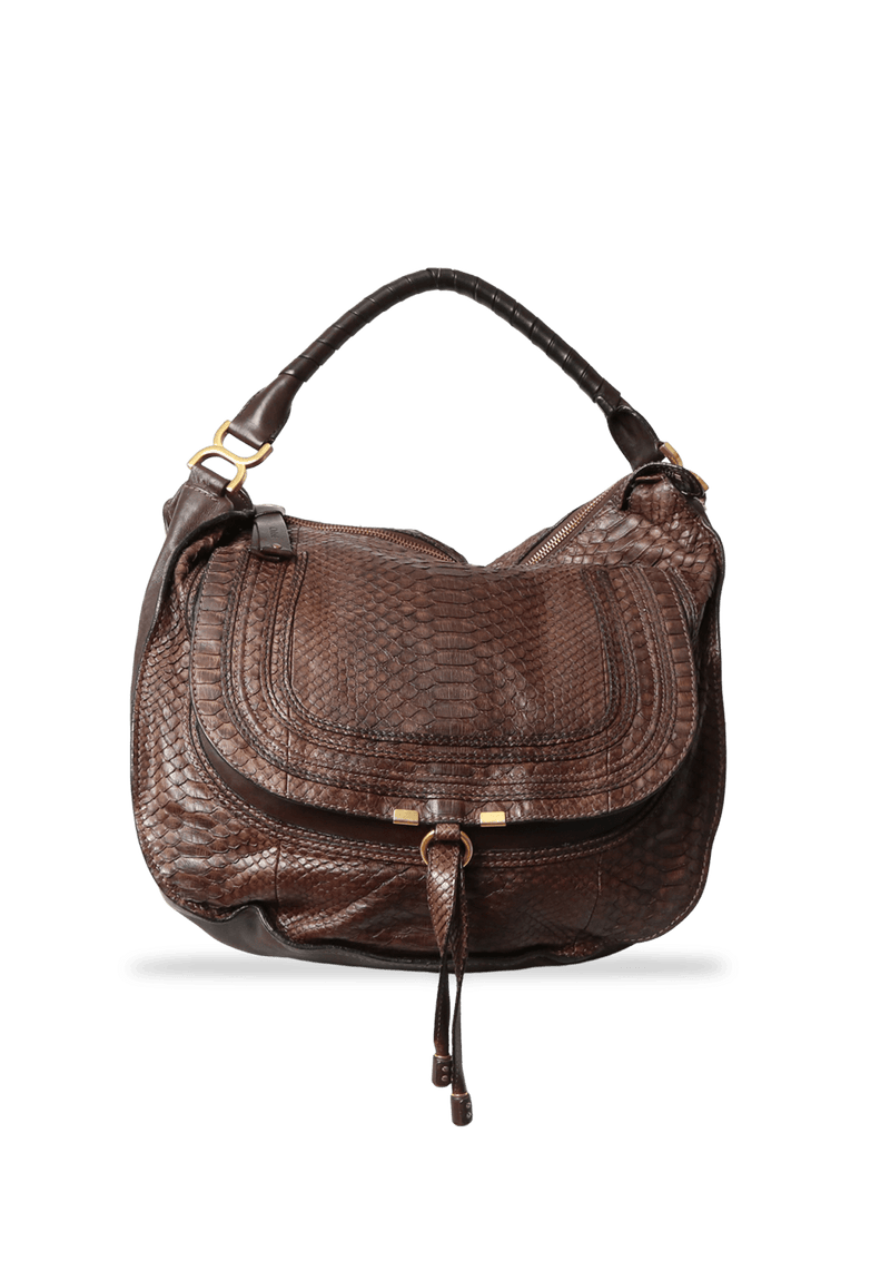 MARCIE PYTHON BAG