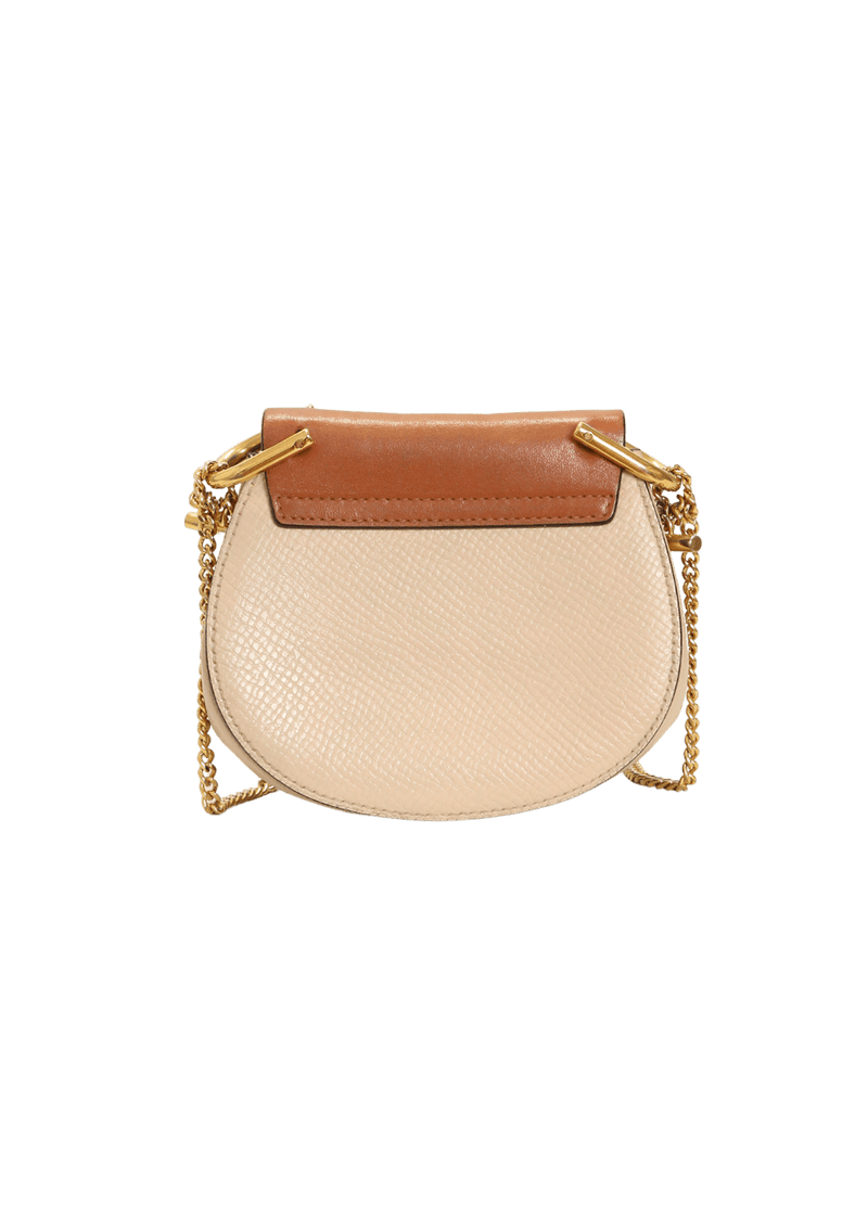 BOLSA CHLOE NANO DREW BAG BEGE ORIGINAL Gringa