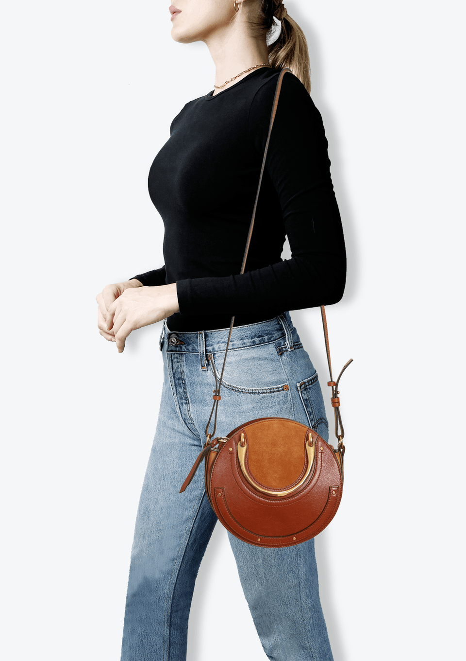 BOLSA CHLOÉ SMALL PIXIE BAG MARROM ORIGINAL – Gringa