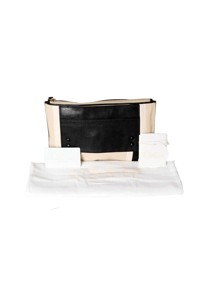 ALICE LEATHER CLUTCH