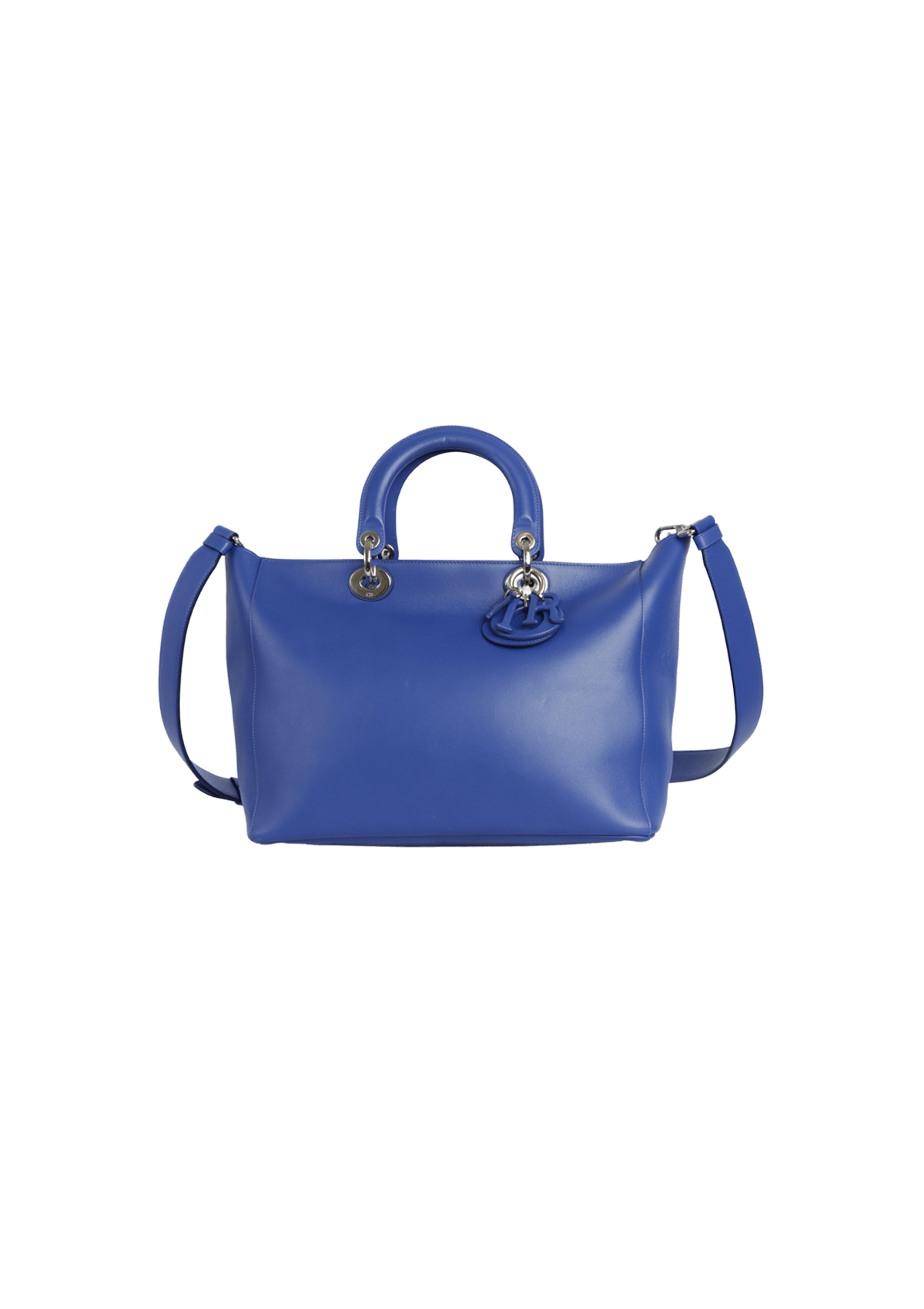 BOLSA CHRISTIAN DIOR CALFSKIN DIORISSIMO ZIP TOTE BAG AZUL