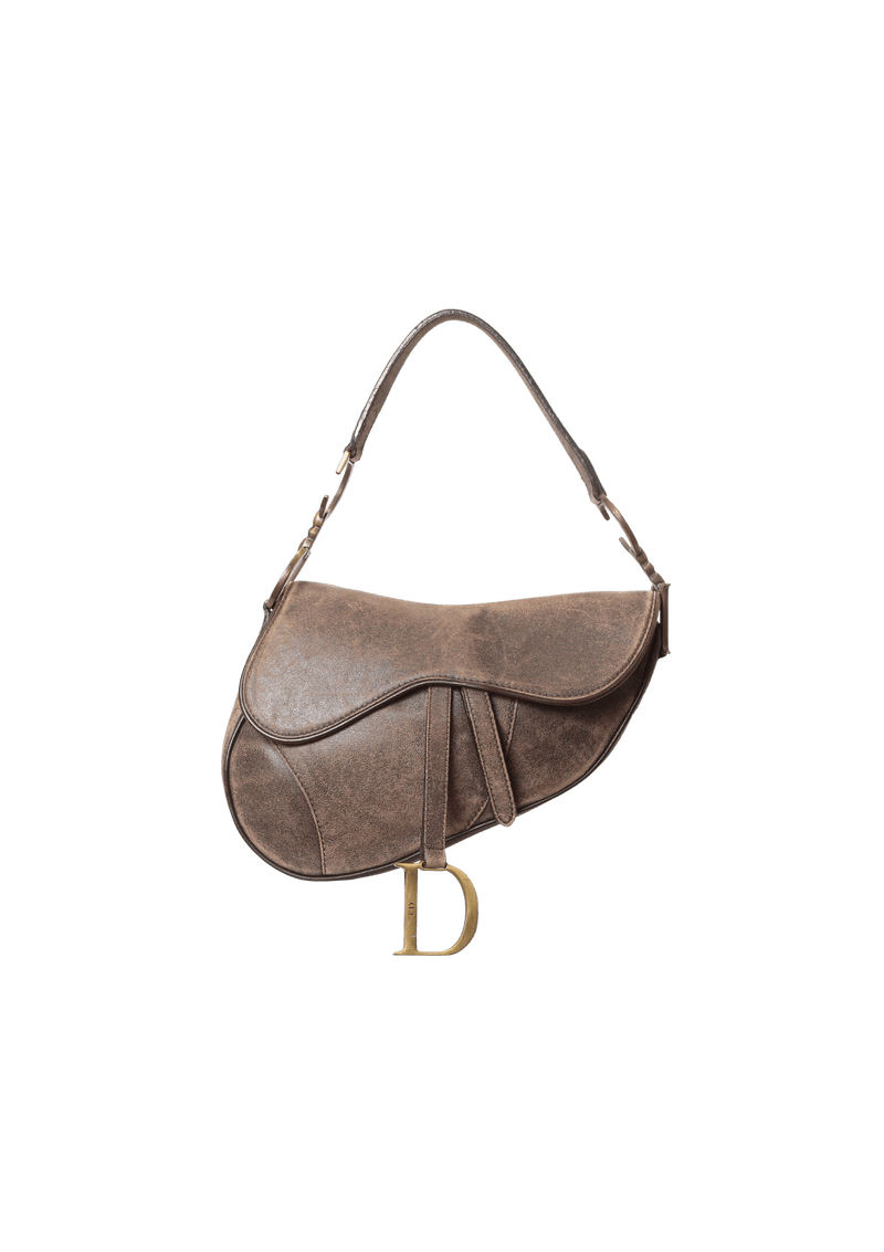 DENIM SADDLE BAG