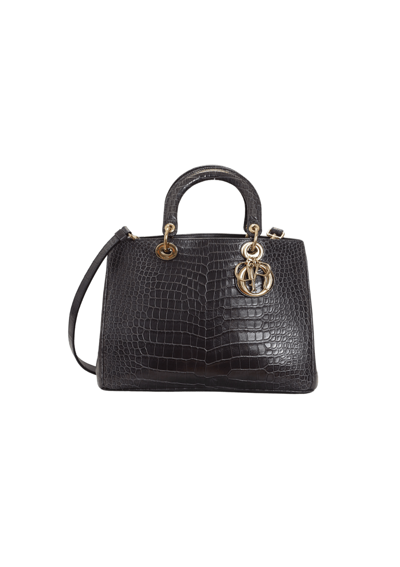 MEDIUM CROCODILE DIORISSIMO TOTE