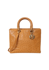OSTRICH LADY DIOR LARGE
