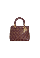 STUDDED SUPPLE LADY DIOR MEDIUM