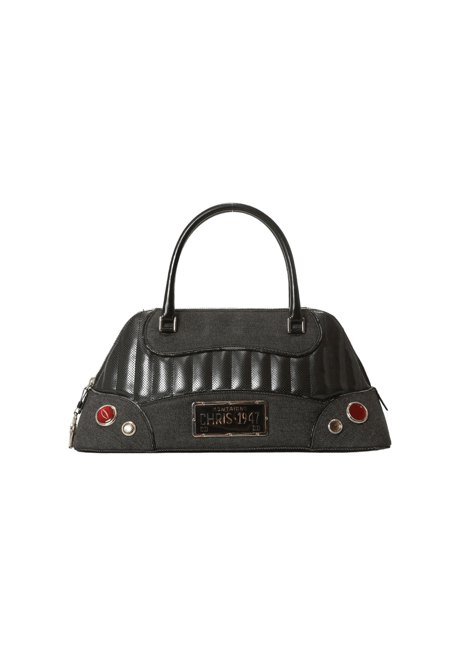 バッグ christianDior BOLSA CHRISTIAN DIOR VINTAGE MONTAIGNE 1947 TOP HANDLE PRETO