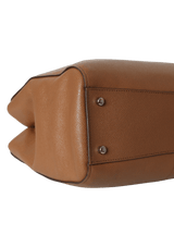 DOUBLE ZIP LEATHER BAG