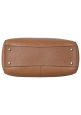 DOUBLE ZIP LEATHER BAG