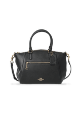 GRAINED LEATHER SATCHEL