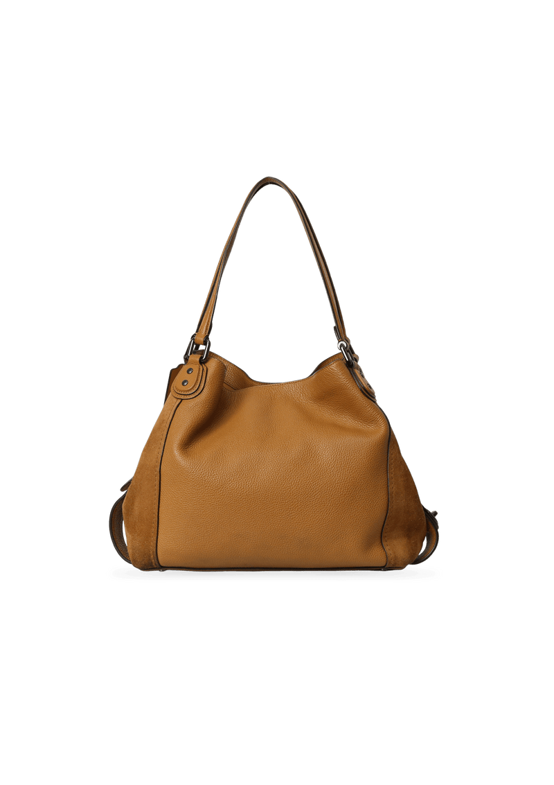 GRAINED LEATHER TOTE