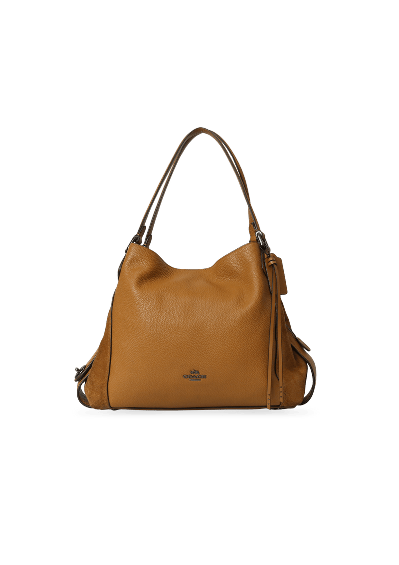 GRAINED LEATHER TOTE