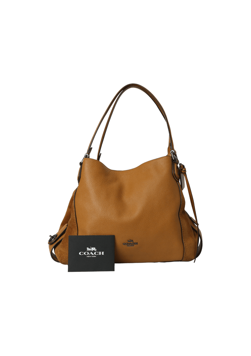 GRAINED LEATHER TOTE