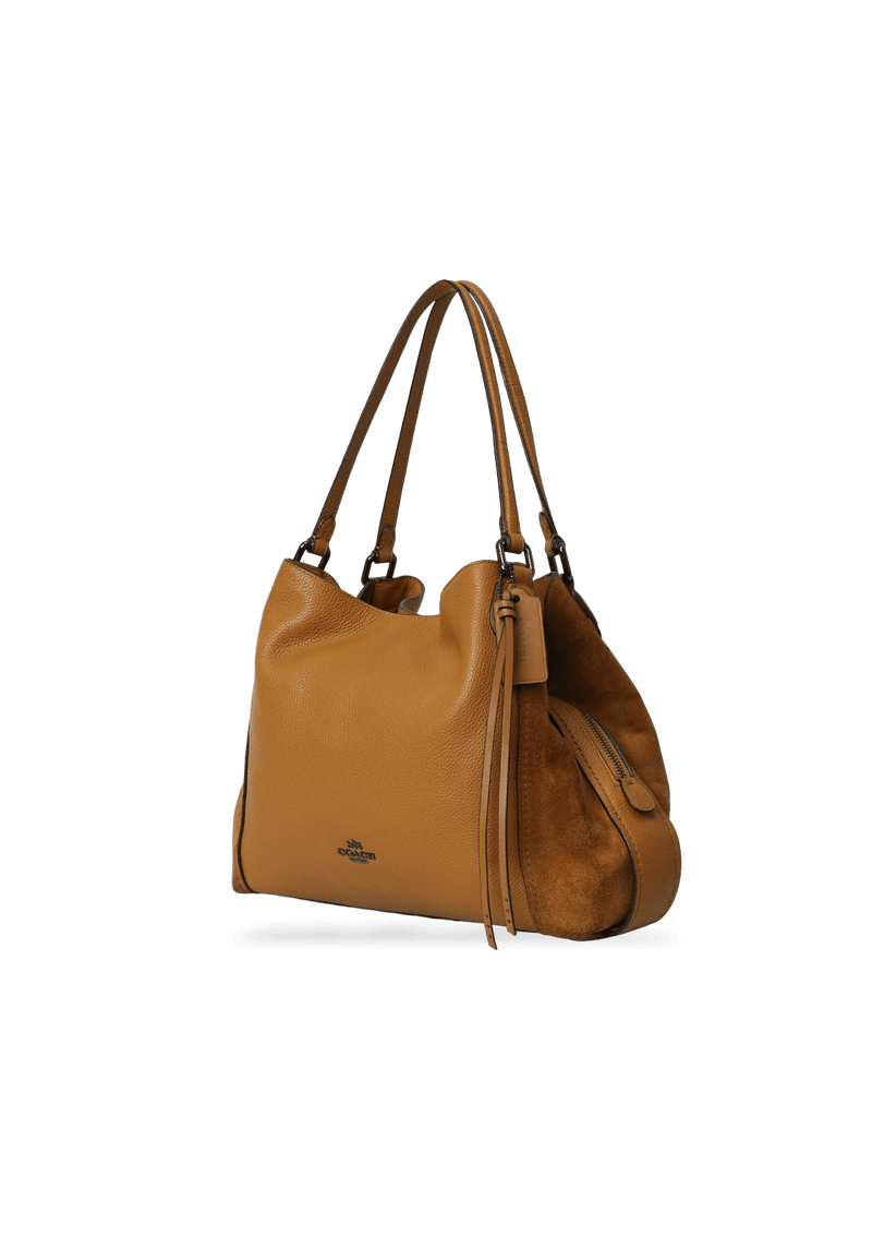 GRAINED LEATHER TOTE