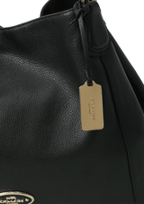 GRAINED LEATHER TOTE