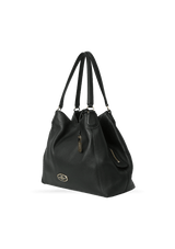 GRAINED LEATHER TOTE