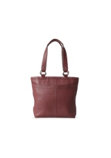 GRAINED LEATHER TOTE