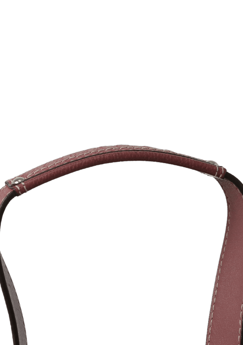 GRAINED LEATHER TOTE