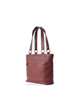 GRAINED LEATHER TOTE