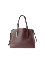 GRAINED SATCHEL BAG