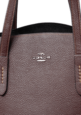 GRAINED SATCHEL BAG