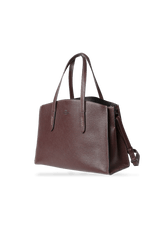 GRAINED SATCHEL BAG