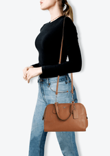 LEATHER SATCHEL BAG