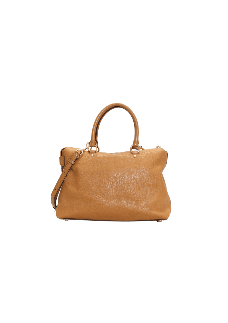 LEATHER SATCHEL BAG