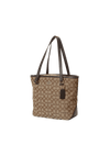 OUTLINE SIGNATURE ZIP TOTE