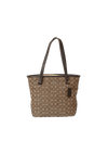 OUTLINE SIGNATURE ZIP TOTE