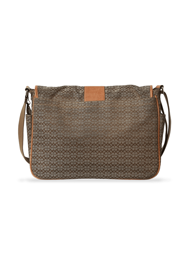 SIGNATURE CANVAS MESSENGER BAG