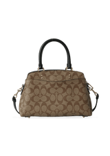 SIGNATURE CANVAS SATCHEL