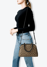 SIGNATURE CANVAS SATCHEL