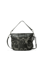 SIGNATURE CANVAS SHOULDER BAG