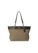 SIGNATURE CHAIN LINK TOTE 