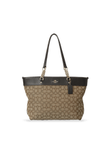 SIGNATURE CHAIN LINK TOTE 