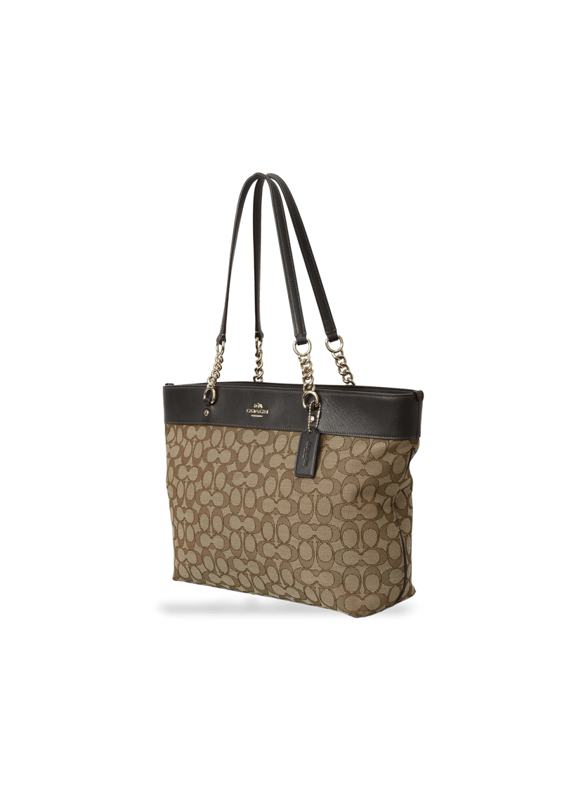 SIGNATURE CHAIN LINK TOTE 