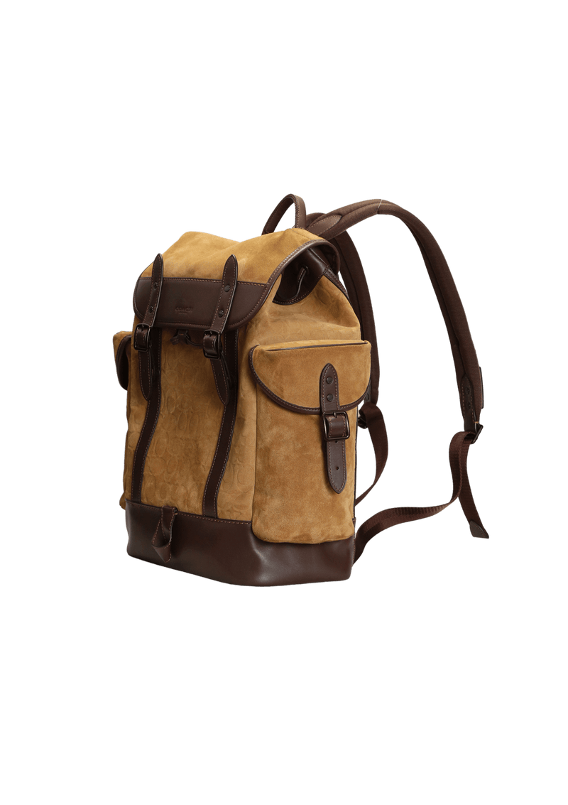 SIGNATURE SUEDE HITCH BACKPACK