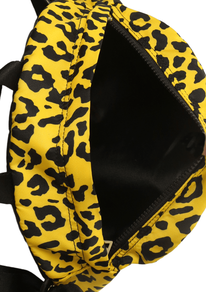 NYLON ANIMAL PRINT BELT BAG